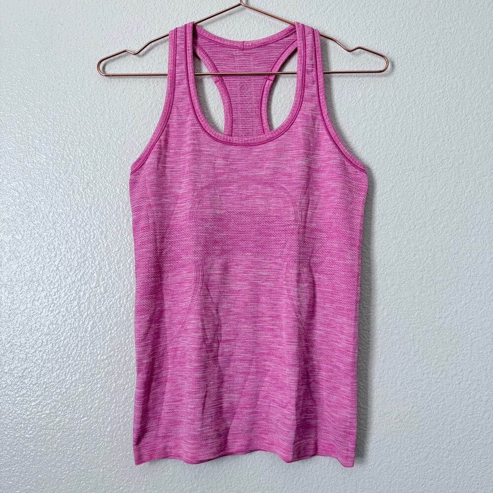 Lululemon Run Swiftly Tech Racerback Tank Top Heather hot pink